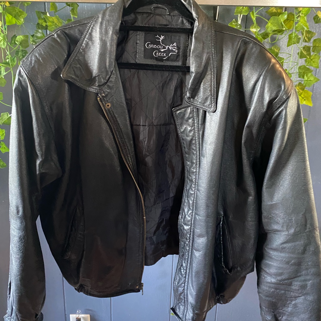 Black Leather Jacket By Giorgio Cellini Black Leather Jacket By Giorgio Cellini